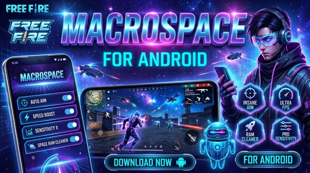 macro space ff apk panel